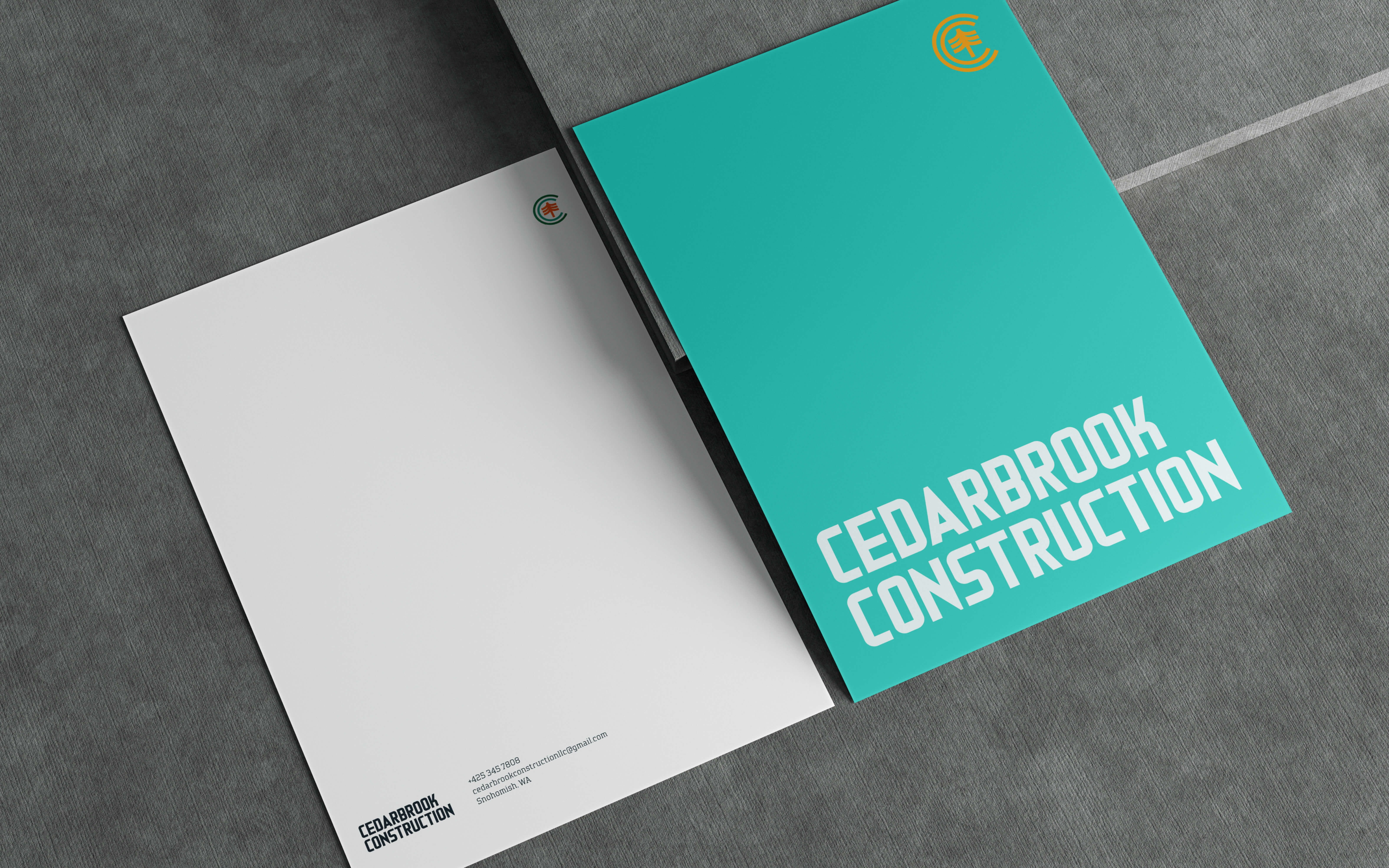 Cedarbrook Construction Stationery